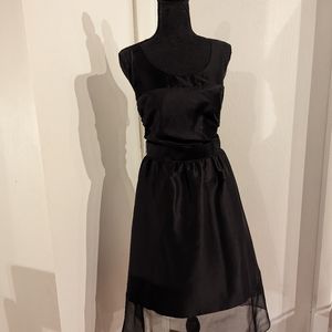 Karl Lagerfeld for H&M Blk Silk Cocktail Dress sz. 8/38